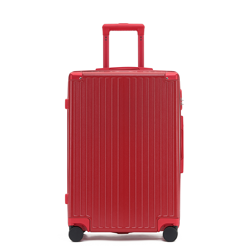 蕉众轻韧行李箱内里干湿分离万向轮拉杆箱L-HY2091（单位：个） 红色 20寸